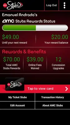 AMC Theatres android App screenshot 0